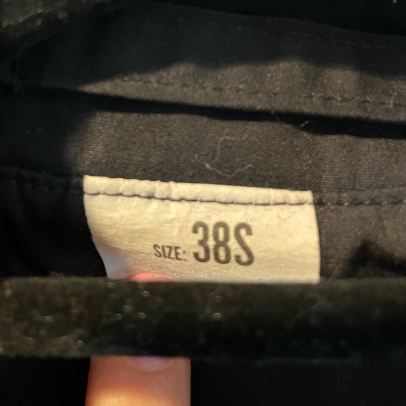 Long Black Raincoat/trench coat - Picture 3 of 3